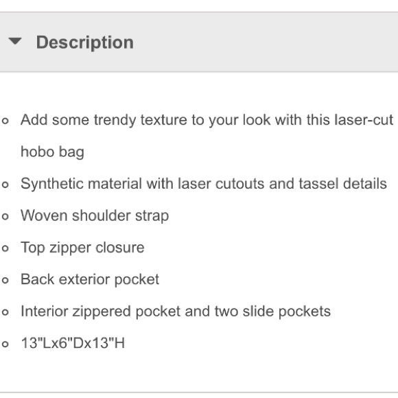 NWOT Steven by Steve Madden Jaide Hobo Bag - Picture 10 of 11